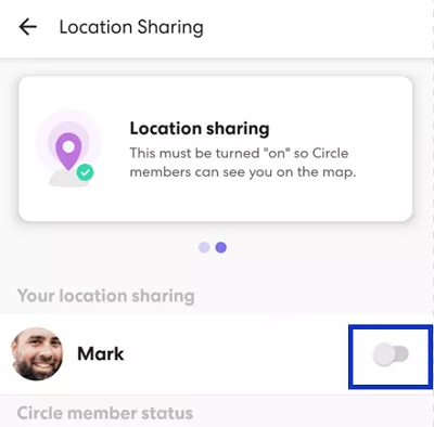  disable circle location sharing life360